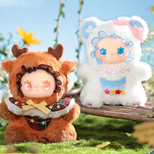 CALEMBOU Kawaii 6.7'' Cute Blind Box Plush Doll Figures for Collectors (Lovely Emma Pocket Zoo Series)
| CALEMBOU Cute