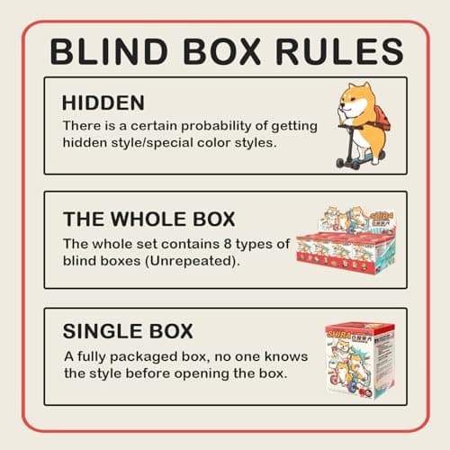 BEEMAI Kuraya Shiba Tourshiba Series Cute Collectible Toys Random Design 1PC Blind Box Figures Birthday Gifts
| BEEMAI