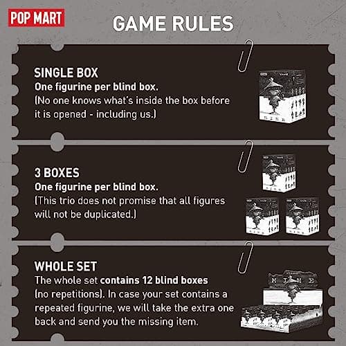 POP MART Hirono Mime Series Figures Random Design Action Figures Collectible Toys for Girls and Boys Home Decorations
