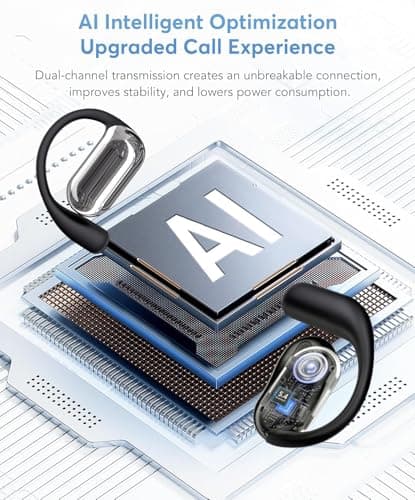 AI Translation Earbuds Real-Time, 144 Languages & Accents | 3-in-1 Open Ear Wireless Earbuds | Ideal for Travel & Busine