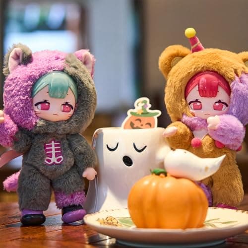 CALEMBOU Kawaii 7'' Eve Lynna Plush Doll Blind Box Strange Park Series Christmas Birthday Gifts