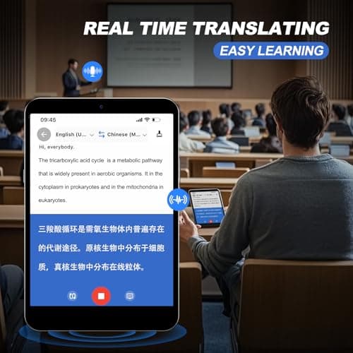 AI Language Translation Earbuds for Business Travelers: Real-Time 3-in-1 Wireless Bluetooth Headphone Translator
| AI L