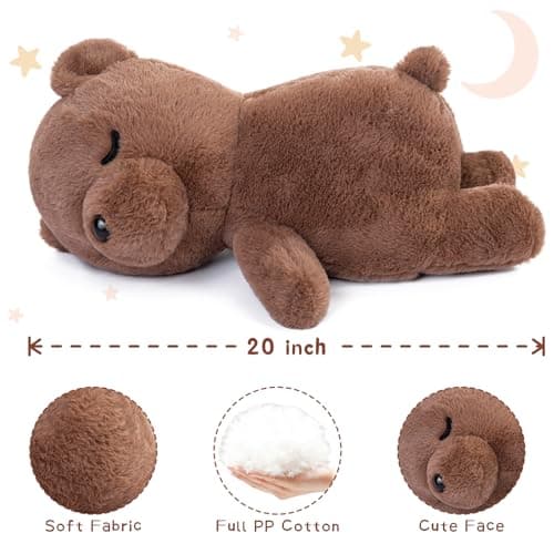 Tezituor Brown 20 Inches Soft Huggable Koala Bear Pillow Toy for Boys and Girls