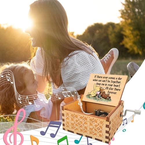 Winnie the Cute Bear Wooden Musical Box - Friendship Gift for Sisters
| Pooh Music Box for Sisters - Cute Bear Wooden M