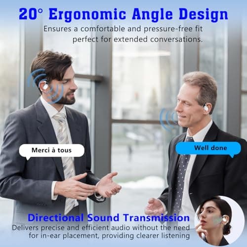 3-in-1 AI Translator Earbuds for Real-Time Translation and Music Playback (White)
| 144 Accents Real-Time Translation E