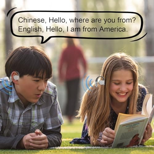 AI Real Time Translation Earbuds for Travelers and Language Learners
| 144 Language & Accent Support Translation Earpho