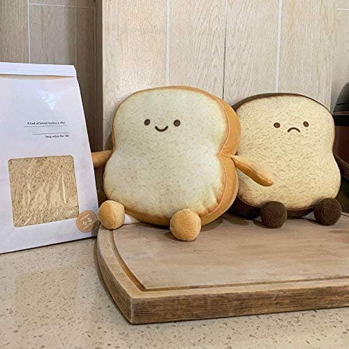 Toast Bread Golden Food Plush Toy Pillow for Kids and Adults
| Toast Bread Pillow Soft Cute and Funny Food Plush for Ho
