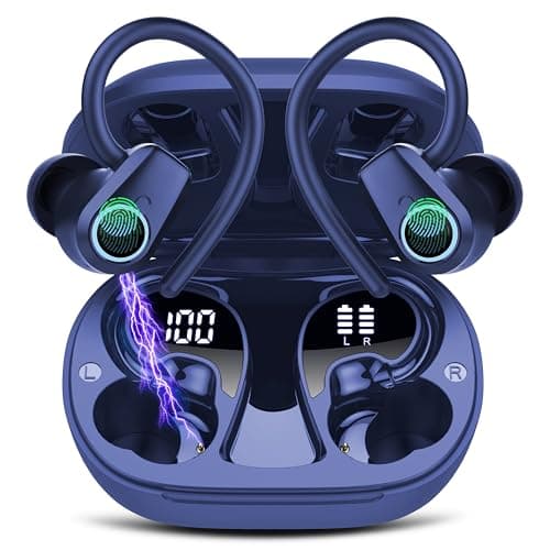 Wireless Earbuds Bluetooth 5.3 Sport In Ear Phones Jet Black
Wireless Earbuds Bluetooth 5.3 Deep Bass Stereo Noise Cance