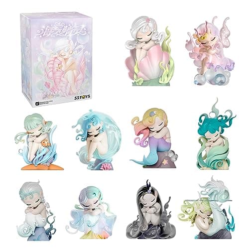 52TOYS Sleep Sea Elves Series Collectible Action Figure for Desk Gift Birthday Party Holiday |3 Inch
