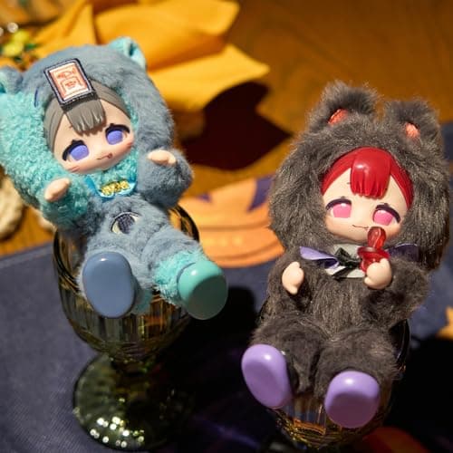 CALEMBOU Kawaii 7'' Eve Lynna Plush Doll Blind Box Strange Park Series Christmas Birthday Gifts