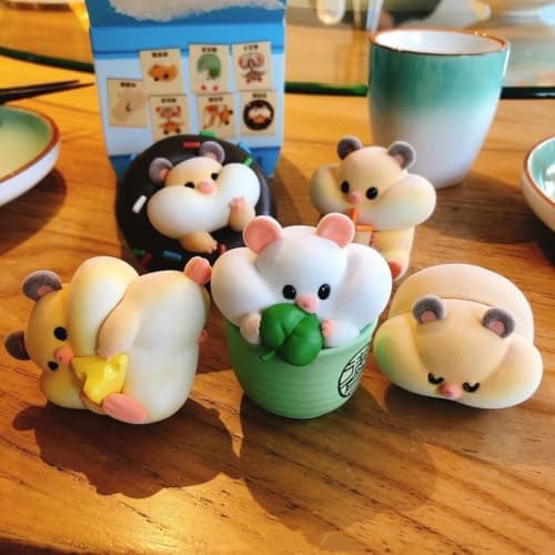 Flocking Rich Hamster Collectible Toys for Kids Birthday Gifts
Flocking Rich Hamster Cute Blind Box Bags for Kids Daily