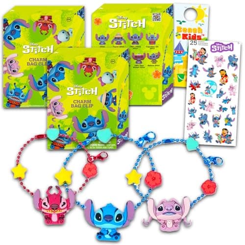 Disney Stitch Blind Box Party Favors - 3 Pack with Keychain Figures for Kids | Lilo and Stitch Bundle for Boys and Girls