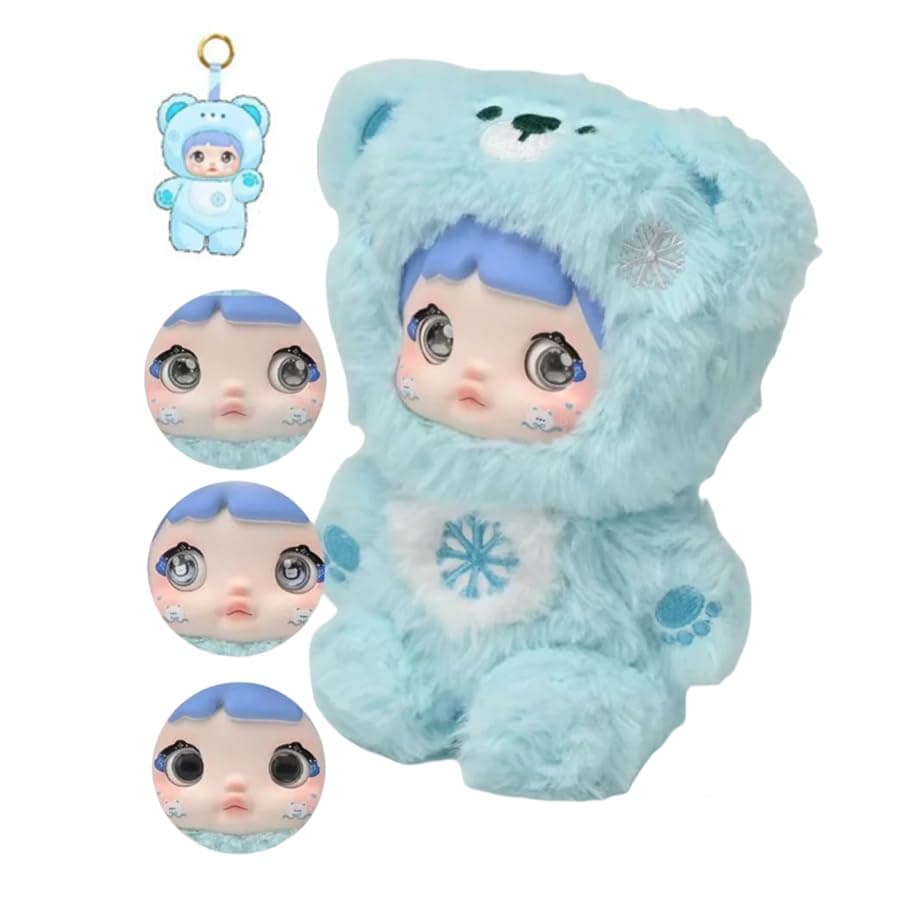 Nommi Blind Box White Sheep Plushie Doll Kawaii Collectible Gift (L)