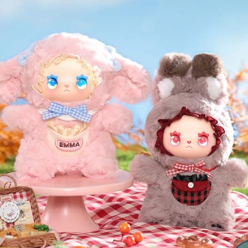 CALEMBOU Kawaii 6.7'' Cute Blind Box Plush Doll Figures for Collectors (Lovely Emma Pocket Zoo Series)
| CALEMBOU Cute