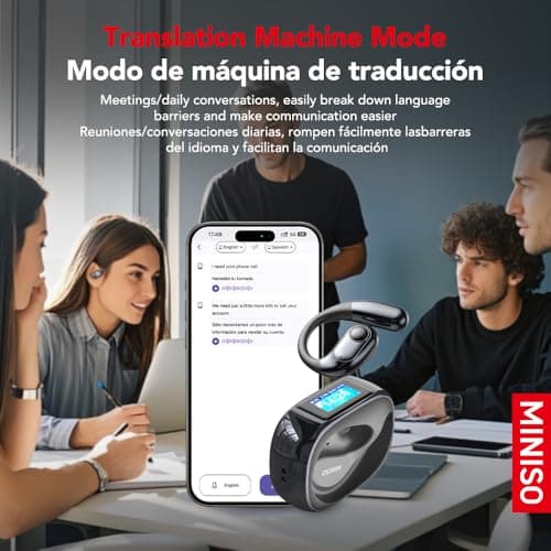 MINISO MS193 AI Translation Earbuds for Travel Business & Learning Fit iOS & Android
| MINISO MS193 Real Time OWS Wirel