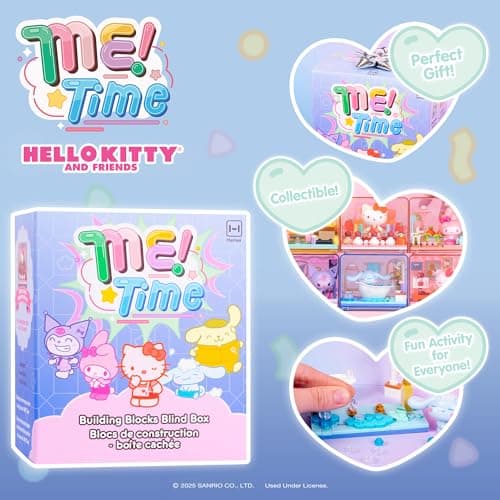 Hamee Sanrio Hello Kitty and Friends Building Blocks Blind Box - Cute Me Time Gift for Adults and Kids
| Hamee Sanrio H