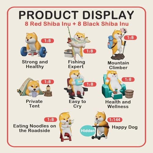 BEEMAI Kuraya Shiba Tourshiba Series Cute Collectible Toys Random Design 1PC Blind Box Figures Birthday Gifts
| BEEMAI