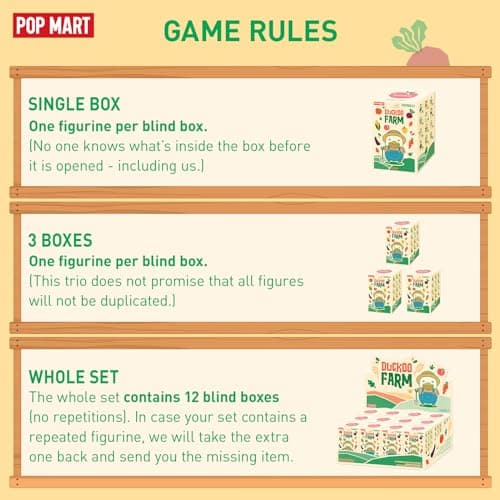 POP MART DUCKOO Farm Blind Box Figures for Desk Accessories Collectible Toys
| POP MART DUCKOO Farm Blind Box Random De