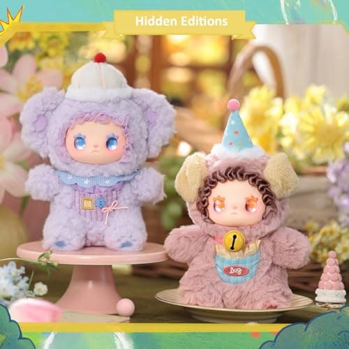 CALEMBOU Kawaii 6.7'' Cute Blind Box Plush Doll Figures for Collectors (Lovely Emma Pocket Zoo Series)
| CALEMBOU Cute