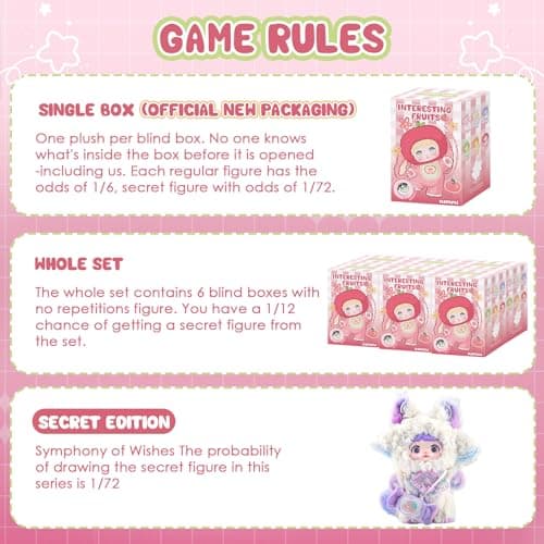 Authentic Nommi Blind Box Interesting Fruits Series Plush for Collectors - Adorable Mystery Toys with Unique Designs - 7