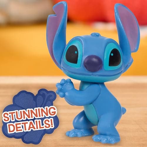 Just Play Disney Stitch Collectible Figure Set for Kids Ages 3+, Home Decoration, 11-Piece 2-inch Figurines Set with Acc