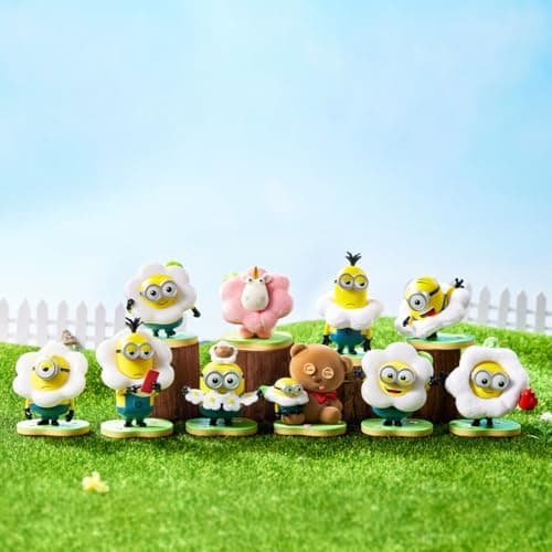 MINISO Minions Collection Flower Garden Surprise Blind Box Figure for Home Decor Lovers (Random One Figure)  
MINISO Min