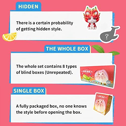BEEMAI Fruit Fairy Series Collectibles for Kids Birthday Gift
| BEEMAI Fruit Fairy Series Random Designed Cute Figures
