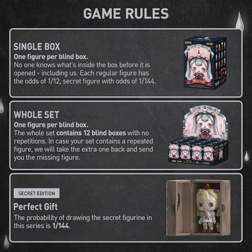 POP MART TINYTINY-Prologue Series Blind Box Action Figures, Collectible Toys for Girls and Boys, Home Decorations Single