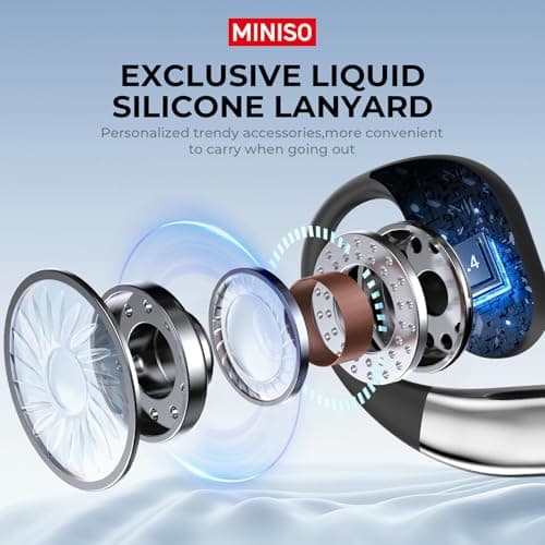 MINISO MS152 AI Translation Earphones, Real Time Translation, 144 Languages Intelligently Translated, Travel and Study C