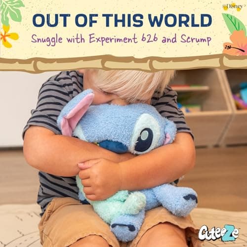 Disney Baby Stitch Cuteeze Collectible Plush Stuffed Animal for Infants & Toddlers