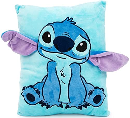 Jay Franco Disney Lilo and Stitch 3D Snuggle Pillow for Kids - Super Soft Blue Plush Pillow - Measures 15 Inches

Jay Fr
