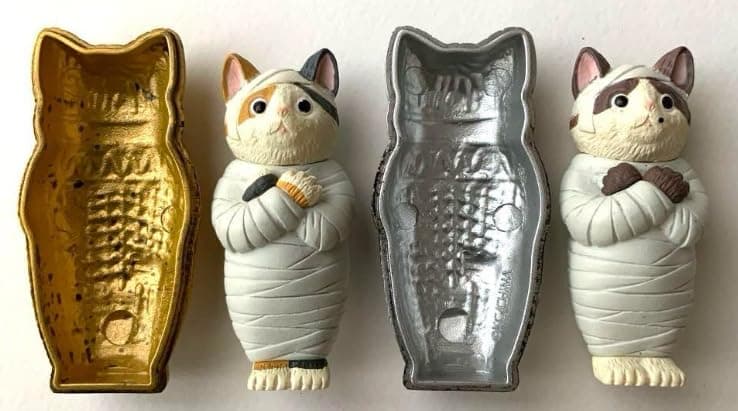 Kitan Club Mummy Cat Figure Blind Box - Collectible Mini Figurines for Adults - Home Decor and Gift Ideas