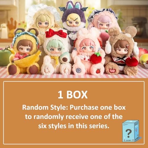 Ninizee Fruit Story Series Blind Box Plush Dolls for Girls
| CALEMBOU 7 Inches Cute Anime Plush Doll Mystery Box
| Nini
