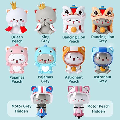 BEEMAI Mitao Cat with Love Series Random Designed Cute Figures Collectibles for Cat Lovers' Birthday Gifts
| BEEMAI Mit