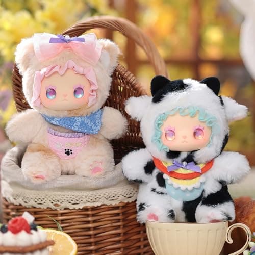 CALEMBOU Kawaii 6.7'' Cute Blind Box Plush Doll Figures for Collectors (Lovely Emma Pocket Zoo Series)
| CALEMBOU Cute