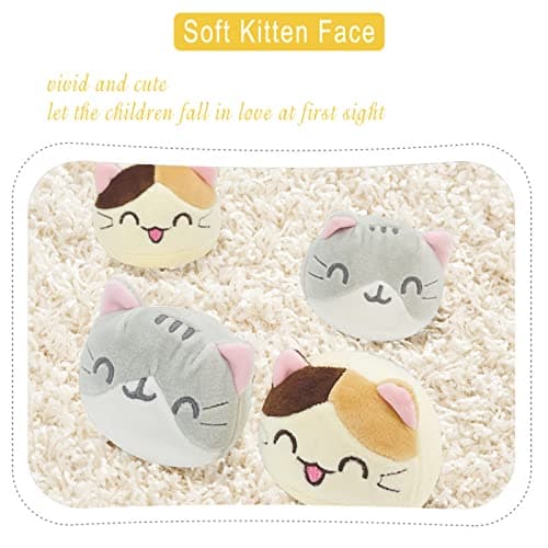 Cute Plush Pillow Throw Pillow for Girls (Kitten)
| Removable Stuffed Animal Toys Creative Gifts for Girls (Kitten)
| P