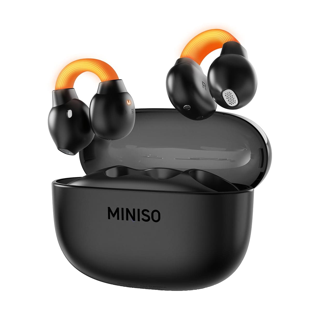 MINISO Real Time AI Translation Earbuds for Travel and Business Support 135 Languages Wireless Headphones with Clip-On D