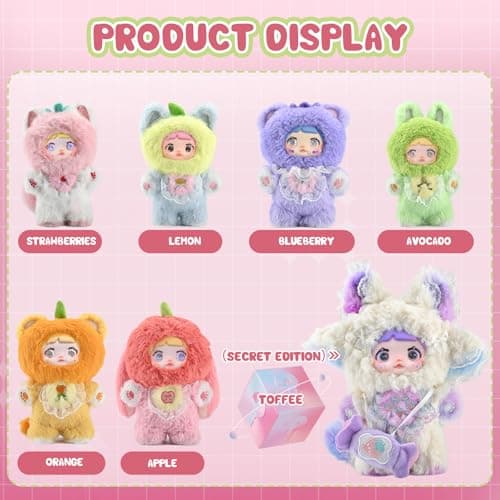 Authentic Nommi Blind Box Interesting Fruits Series Plush for Collectors - Adorable Mystery Toys with Unique Designs - 7