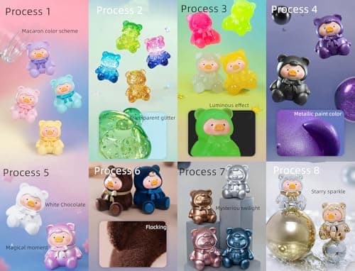 Lulu The Piggy Bear Mini Bean Blind Box Figures for Kids Festive Birthday Gifts