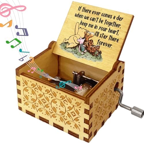 Winnie the Cute Bear Wooden Musical Box - Friendship Gift for Sisters
| Pooh Music Box for Sisters - Cute Bear Wooden M
