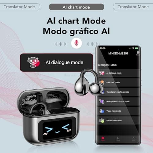 MINISO MS201 AI Translation Earbuds for Travel Business Learning