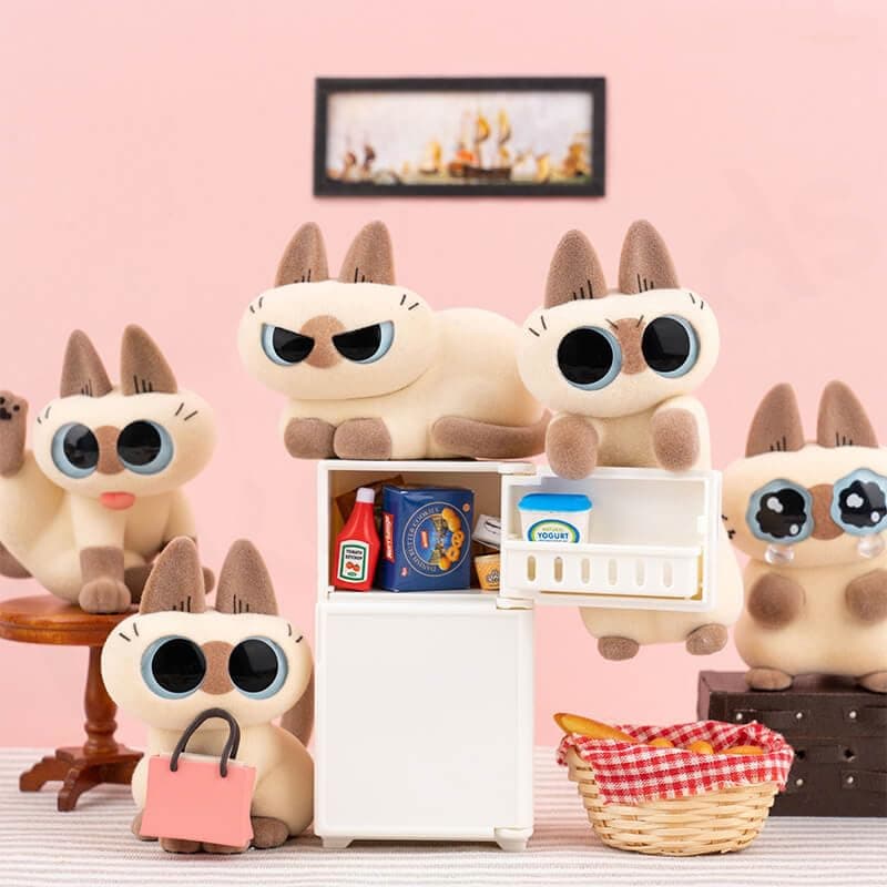 Nobeko Azukican Daily Life Series2 Cat Blind Box Figures for Cat Lovers as Birthday Gift