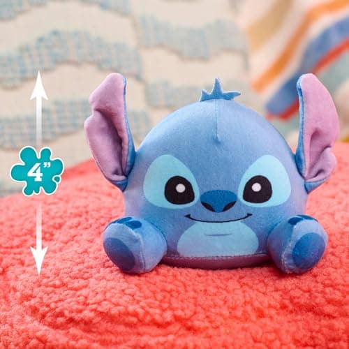 Disney Stitch Small Weighted Plush, 4 Inch Plush, Stuffed Animal for Kids Ages 3 Up