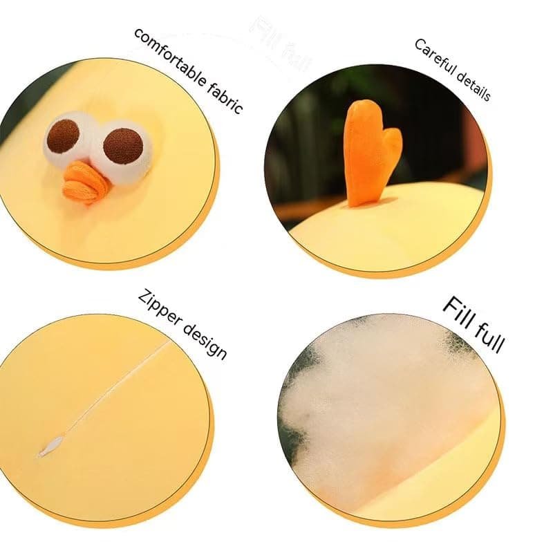 Yellow Chicken Plush Toy for Kids Birthday Gifts (8.6inch)  
Soft Mother Hen Plush Pillow Fat Chicken Suffed Animal  
 B