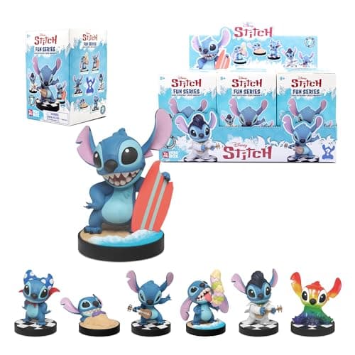 YuMe Disney Lilo & Stitch Fun Series Hero Box - Blind Box (6 Pack) 3" Collectible Toy Figurines, Perfect Gift for Adults