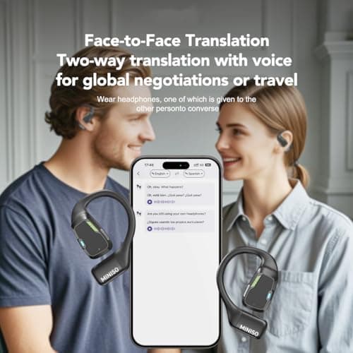 MINISO M98 AI Translation Earbuds for Travel and Business