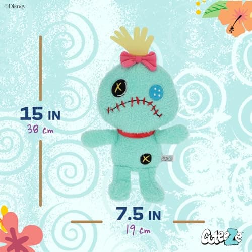 Disney KIDS Cuteeze Scrump Plush Stuffed Animals - Multicolor 12 Inches for Kids
