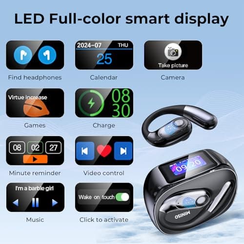 MINISO MS193 AI Translation Earbuds for Travel Business & Learning Fit iOS & Android
| MINISO MS193 Real Time OWS Wirel