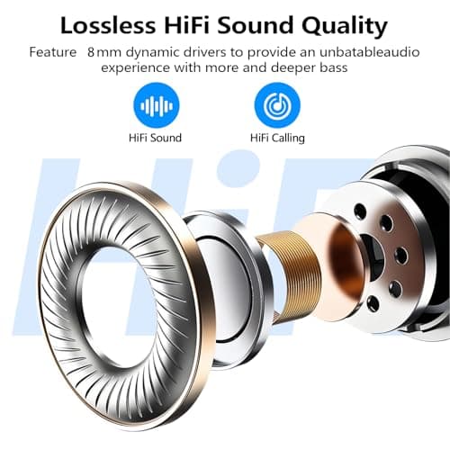 Kurdistan Wireless Earbuds Bluetooth 5.3 In-Ear Buds for Sports Workout - Lightweight, Clear Calls, Deep Bass Sound
| K