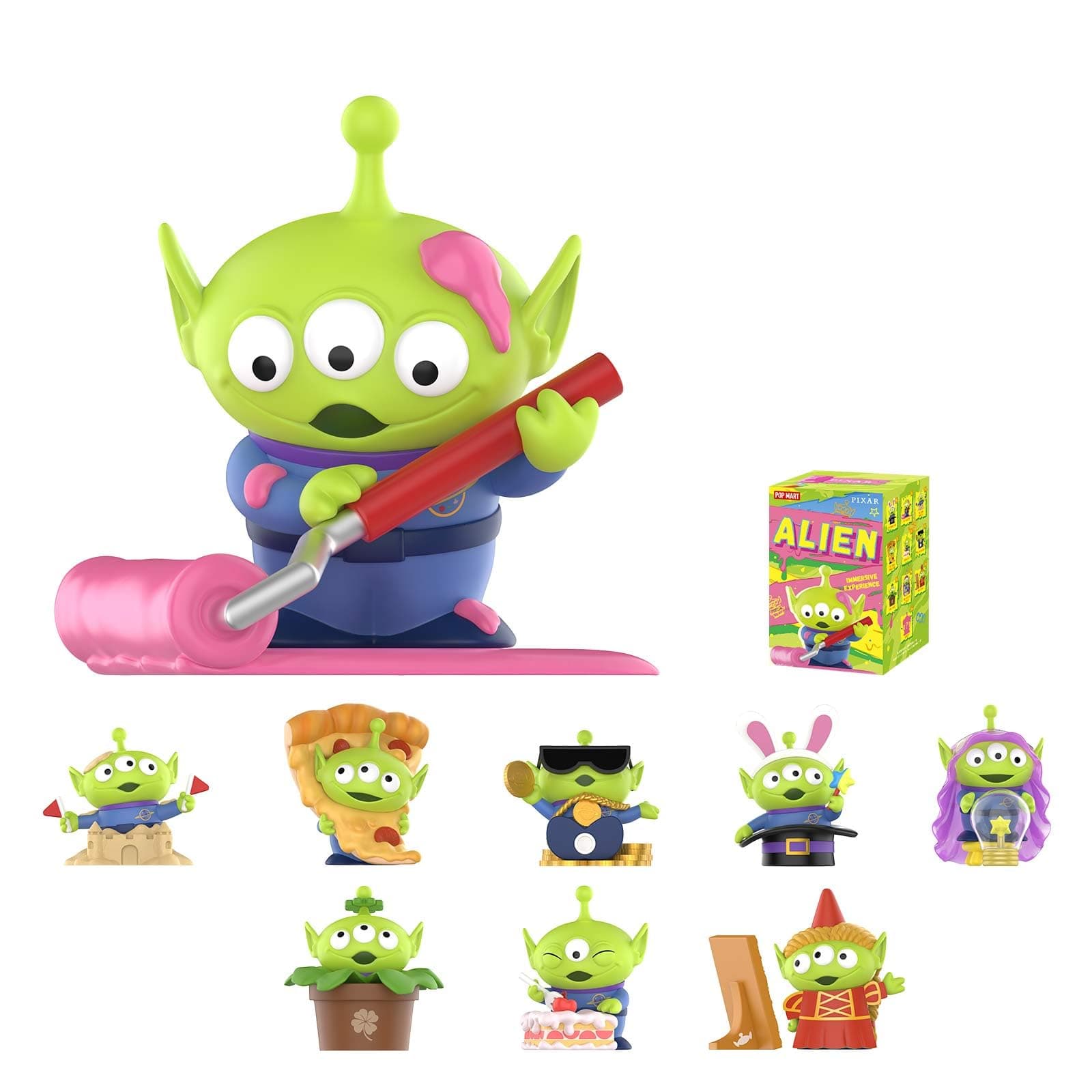 POP MART Disney/Pixar Alien-Immersive Experience Series Blind Box Figures, Collectible Toys for Adults, Home Decorations